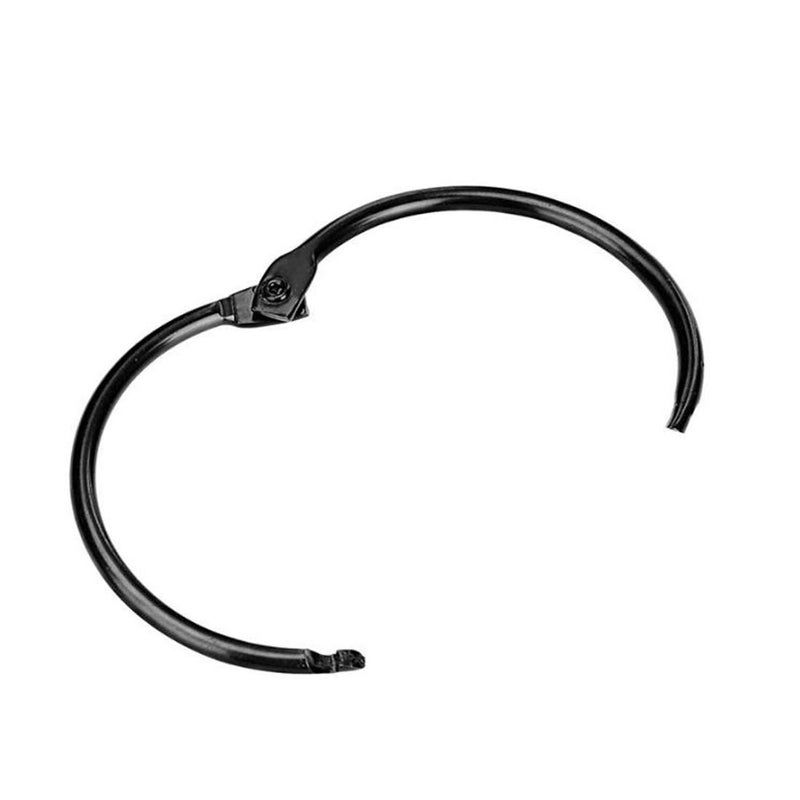 Cykemo Loose Leaf Rings Binder Rings 3 Inch Black Nickel Plated Steel Book Rings Album Rings (10 Pack) - Image 2